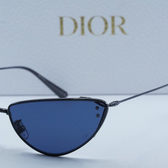 Dior MISSDIOR B1U H4B0 Cat Eye Sunglasses - Gunmetal/Blue - Picture 2 of 10